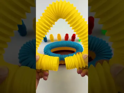 Enjoy relaxing robot pop tube diy#asmrsounds #satisfyingvideos #poptube #diy #robot #toys #mukbang