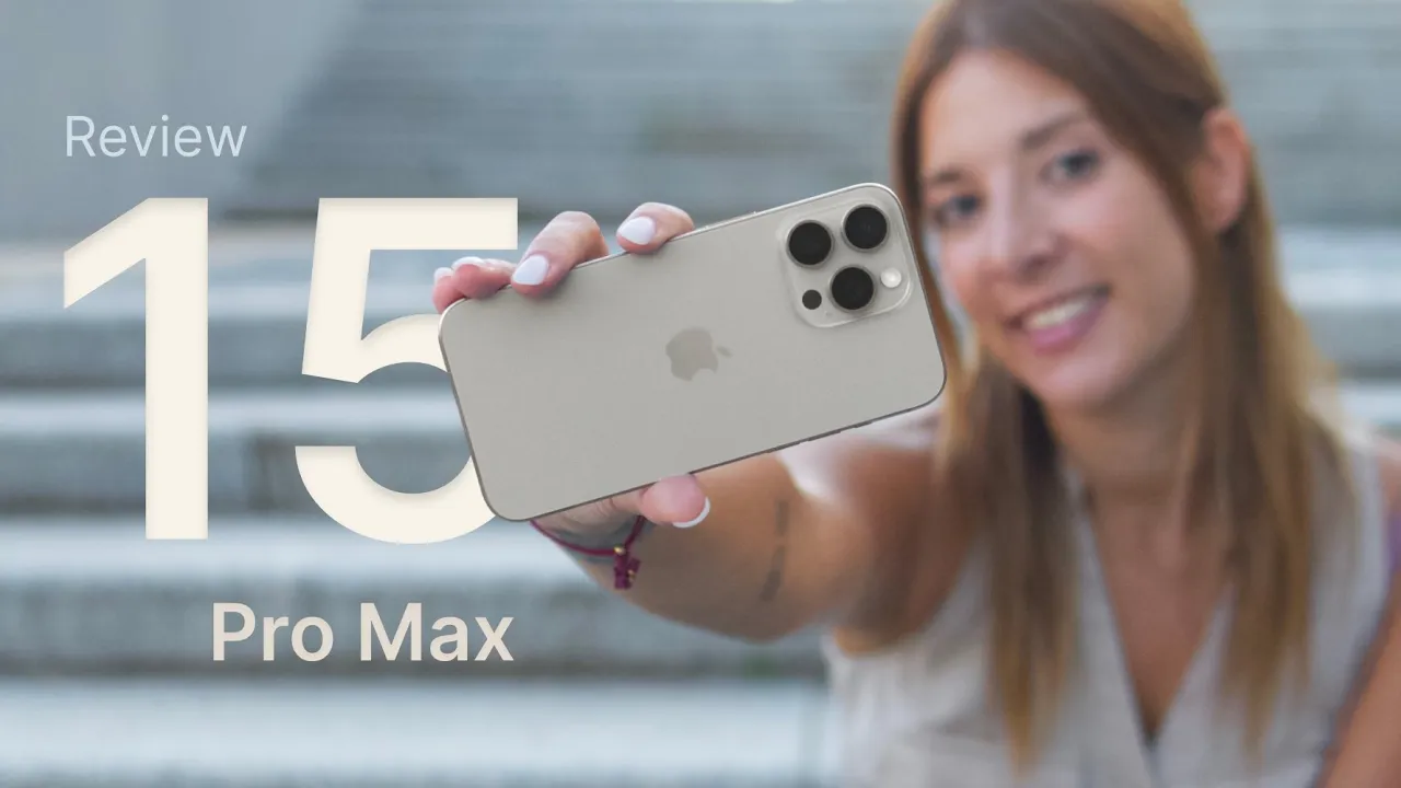 Vido-Test de Apple iPhone 15 Pro Max par Verownika