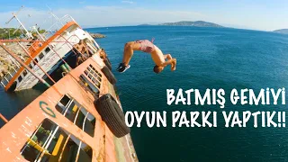 BATIK GEMİDEN DENİZE ATLADIK!!