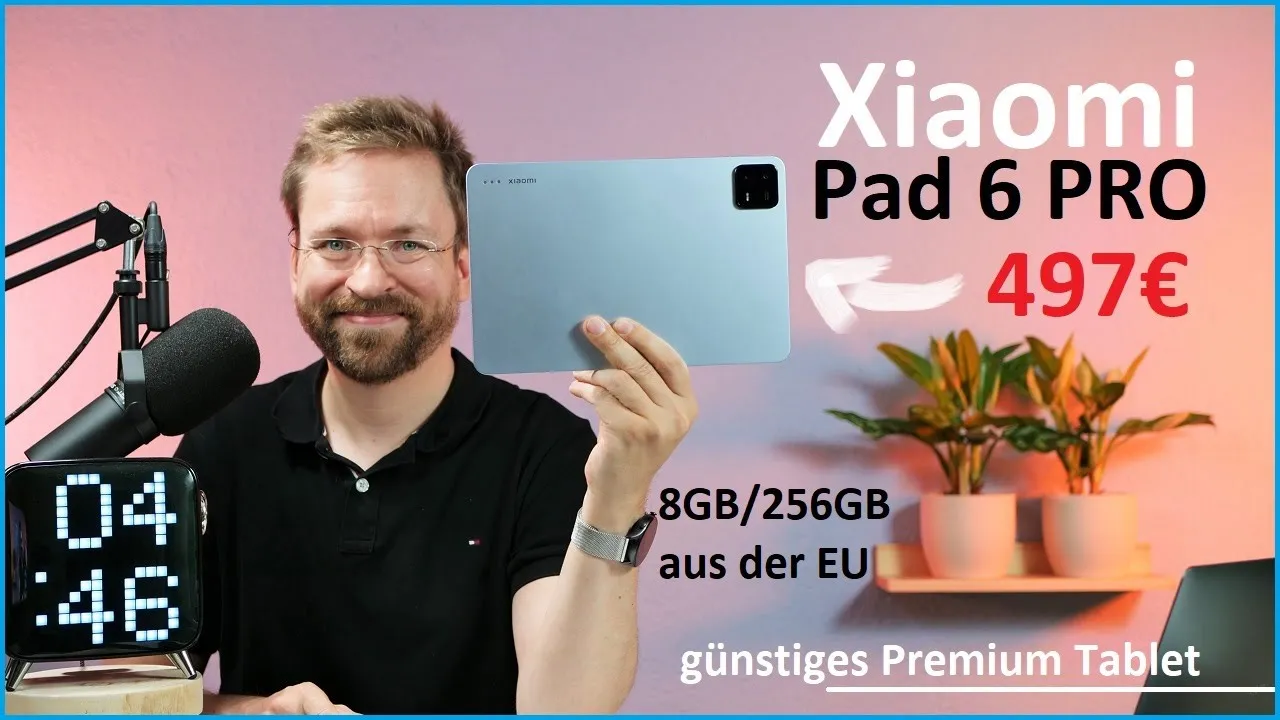 Vido-Test de Xiaomi Pad 6 Pro par Moschuss