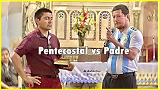 Padre Luis Toro defiende la VIRGEN MARIA frente a Pentecostal 🇦🇷 en Argentina