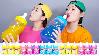 食べる音牛乳瓶キャンディゼリードナ