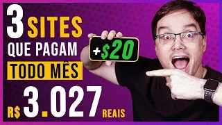 3 SITES QUE PAGAM DE FORMA CONSISTENTE EM DOLAR
