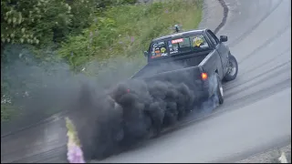 600hp 12v cummins uphill touge drifting !