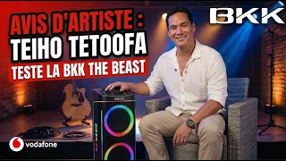 Teiho Tetoofa teste le haut-parleur BKK The Beast disponible chez Vodafone