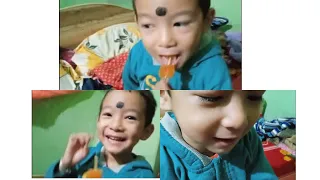 mango fruit roll lollipop 🍭🍭🍭🍭🍭🍭🍭 yummy yummy #viral #funnyvideo @adityasfamilyfunblogs7432