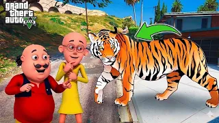 GTAV : Shinchan Doramon Franklin In Tiger Body Grand Theft Auto V
