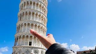 Quick Escape in Pisa (Leaning Tower) #foryou #enjoying #foryoureel #travel #ofw #goodvibes