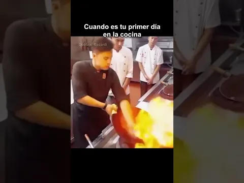 CUANDO ES TU PRIMER DIA DE EN LA COCINA