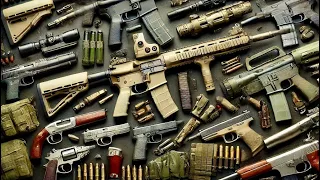 7 Crates of Army Toy Guns Unboxed! Camouflage Pistols, M4 Rifle, MP5 & Military Gear Madness