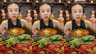 The reality and unique food mukbang with LIN Mukbang again