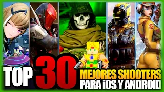 TOP 30 Mejores JUEGOS SHOOTERS y BATTLE ROYALE para iOS y Android (2023 -2024)