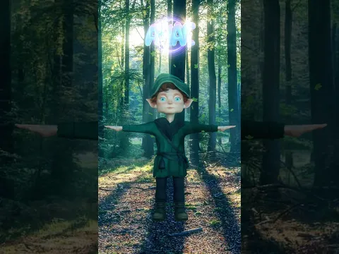 How I made Elf 3D Model #elf #elfmagic #fantasy