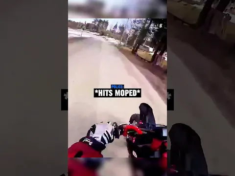 Biker Pulls Off the Perfect Escape!