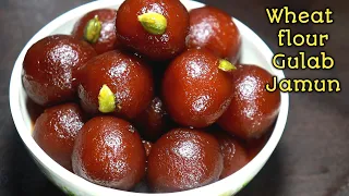Wheat flour se banaye bilkul mave paneer jaise Gulab Jamun😋😋😋 #khaokhilao #Neelam Panchal