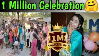 1 Million Subscribers Celebration 🤗Surprise mil Gya 🤭😂❤️@AnshkiMummy