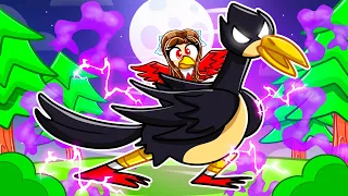 Playing As A PROTECTIVE DARK BIRD In Roblox Feather Family!