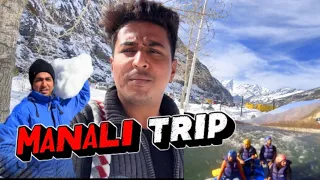 Manali trip ❄️.     #vlog #youtube #manali #dailyvlog #rajafam 