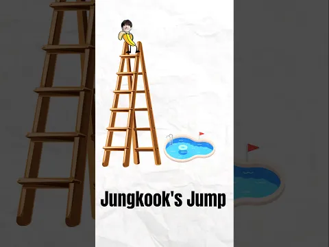 jungkook Pool jump but V.