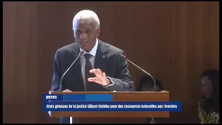 #ÉTATS GÉNÉRAUX DE LA JUSTICE, L'INTERVENTION DU RECTEUR GILBERT KISHIBA FITULA