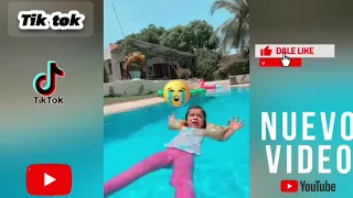Carlos feria salomé aprende a nadar por primera vez así fue su reacción