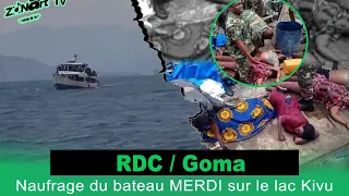 🚨en direct de kituku :Naufrage du bateau MERDI sur le lac Kivu, la situation sur terrain (Reportage)
