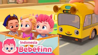 [Lagu Mobil] Roda Di Bis, Baby Car dan lain | Lagu Anak Tentang Mobil | Bebefinn