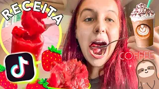 TESTANDO DRINKS E RECEITAS DO TIKTOK! (sorvete, café gelado, mousse..)