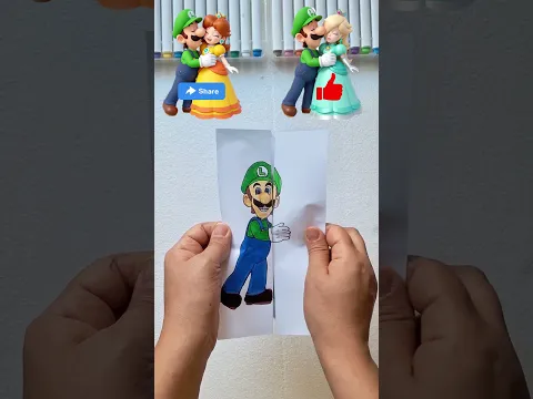 Which one is correct? Super Mario  Galaxy Movie #supermariogalaxy #craft #shorts