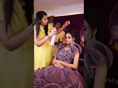 Wedding Bridal Hairstyle | Bridal Makeup | Makeup by step by step | #shorts #hairstyle #bridal #Nice