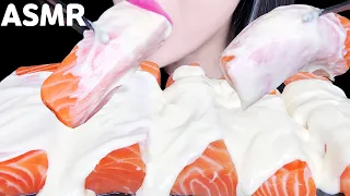 ASMR SALMON 연어회 먹방 EATING SHOW MUKBANG NO TALKING サケ แซลมอน