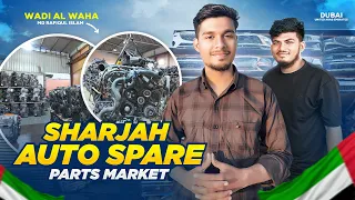 Sharjah Auto Spare Parts Market 🇦🇪 | Cheapest Car Parts in UAE 🔧 | Hidden Gems | Mohammad Ratul