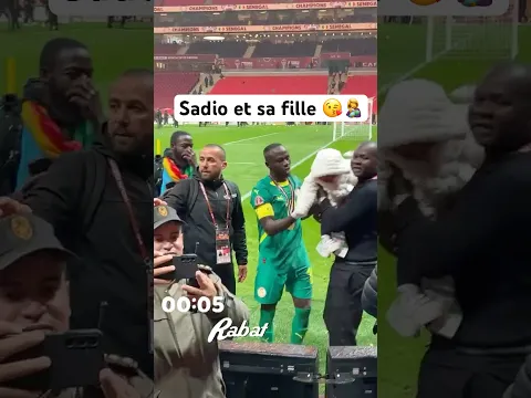 Sadio mane et sa fille 🧒 et sa femme 😘🇸🇳