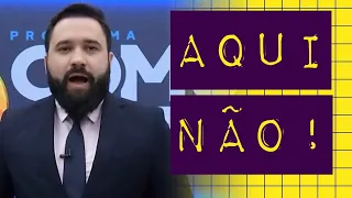 APRESENTADOR CALA A BOCA DE PATRIOTA AO VIVO