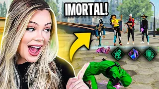 Juntei TODOS OS PERSONAGENS de cura e OLHA O QUE CRIEI NO FREE FIRE 😱🔥