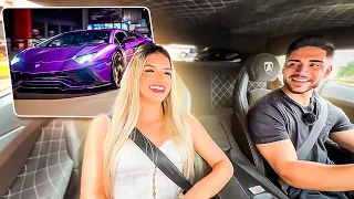 FAZENDO UBER DE LAMBORGUINI AVENTADOR NO BRASIL 🇧🇷