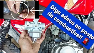Moto gastando muita gasolina. Veja como resolver e diga 👋 adeus ao posto de combustível.