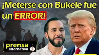 Trump chocó con el enemigo equivocado! Bukele lo deslenguó!!!